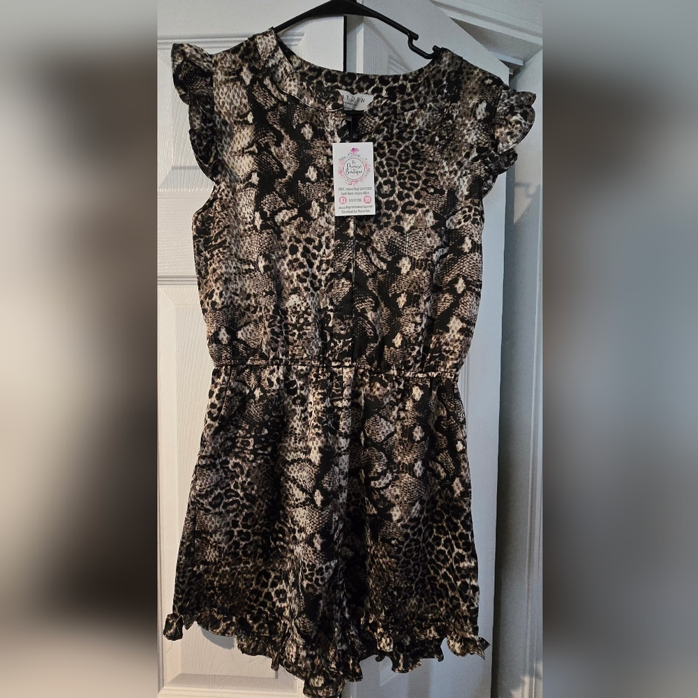 Hayden Leopard Romper